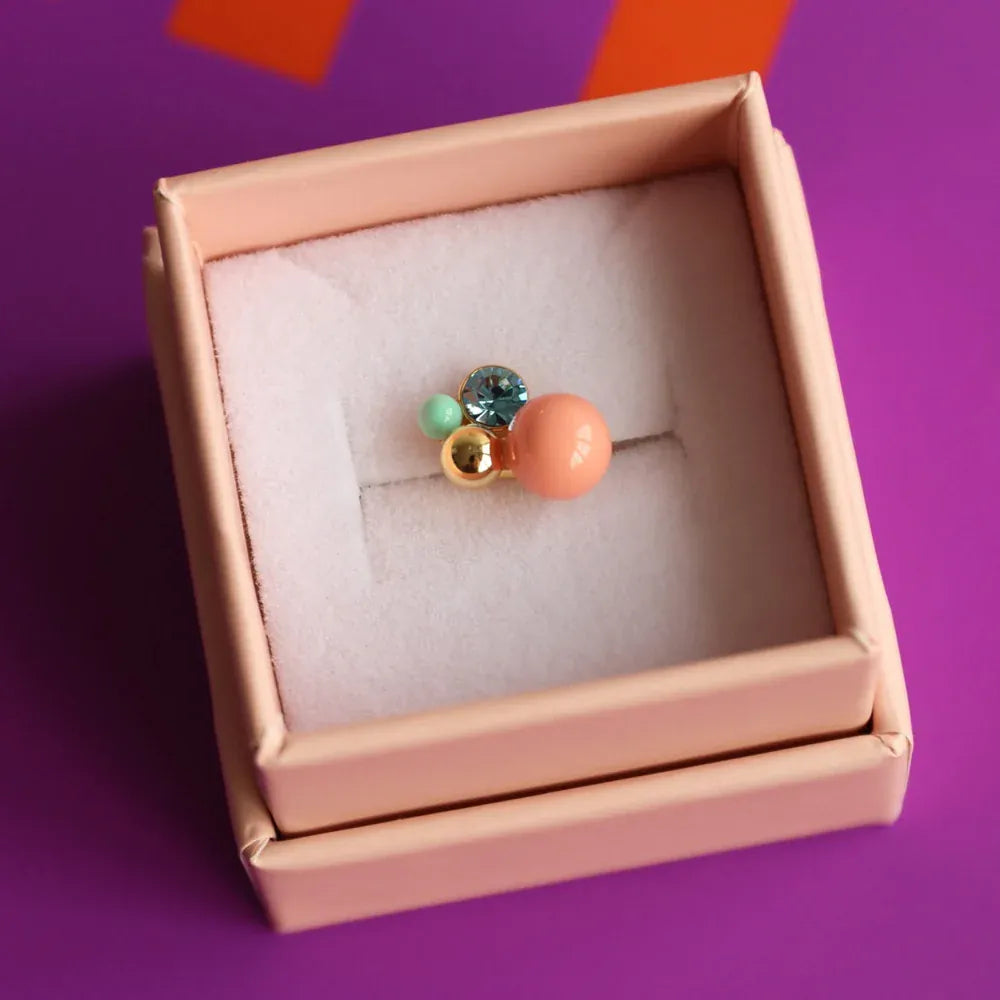 Bouquet Ørering - Burnt Coral
