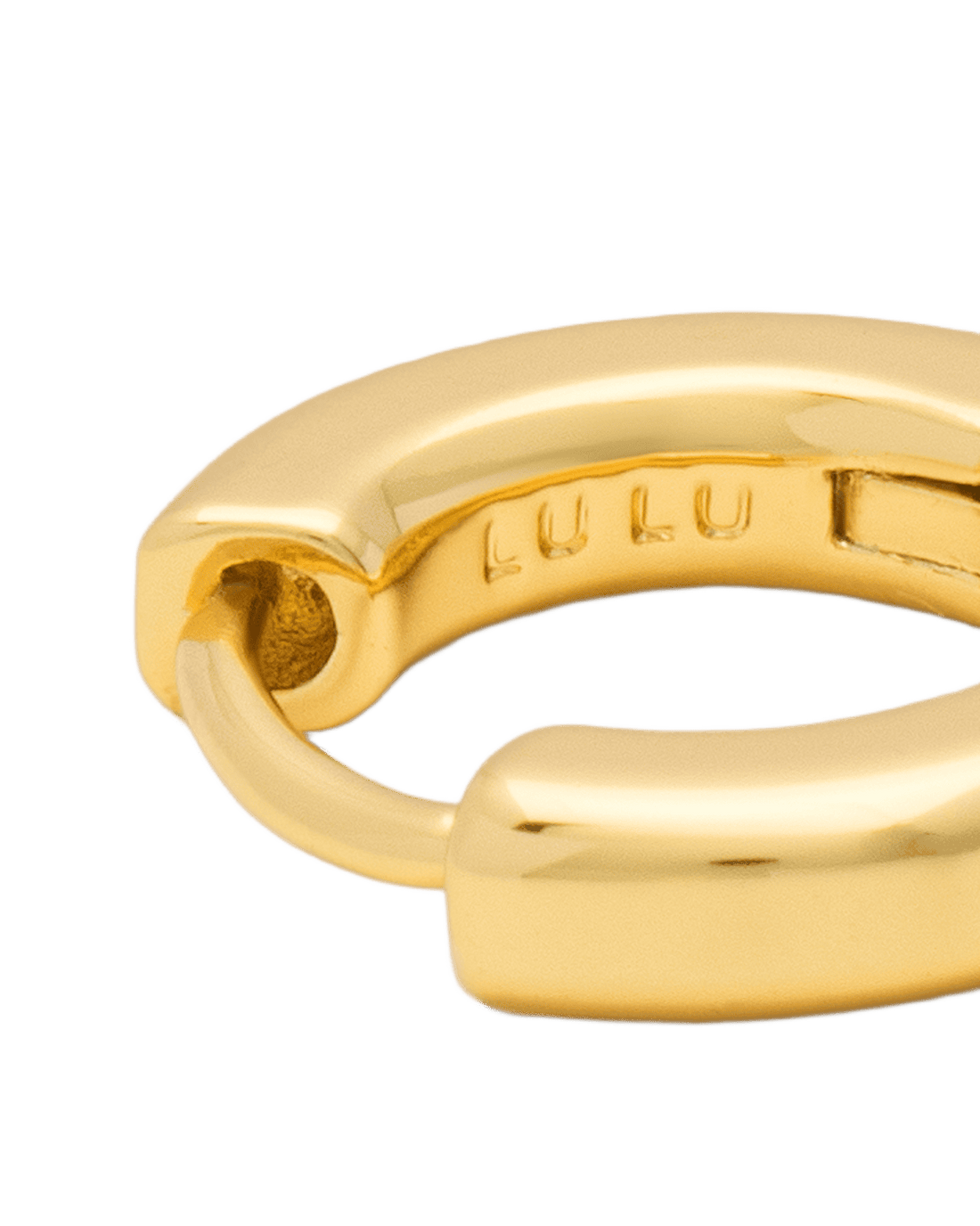 Buckle Hoops Øreringe - Guld