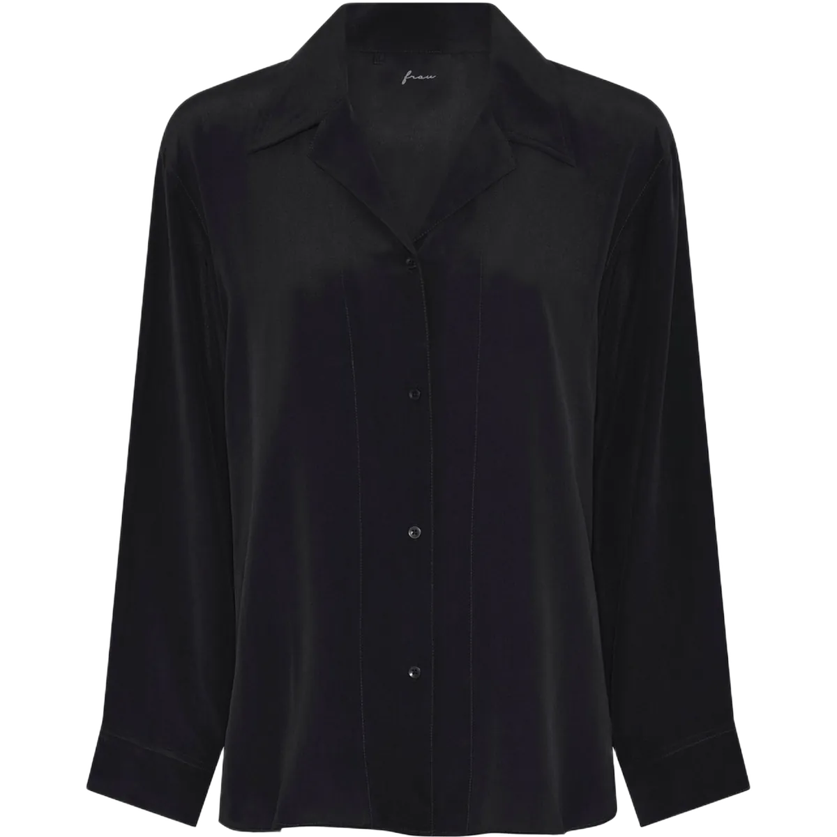 Cayenne Skjorte - Silke - Black