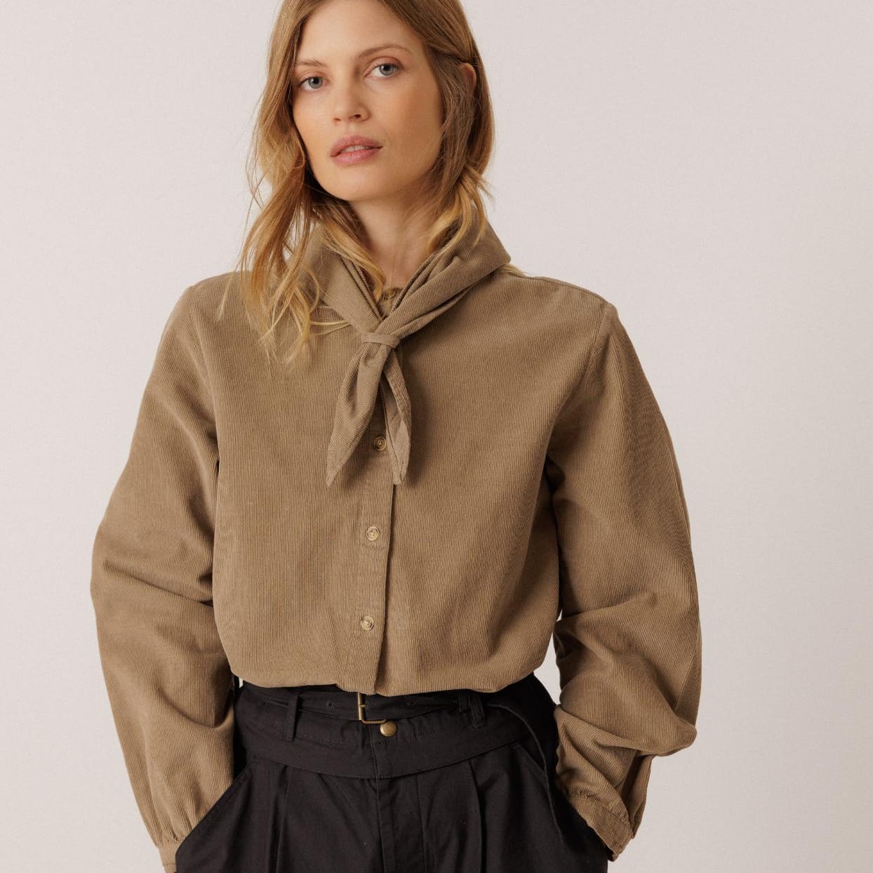 Beige/brun fl&