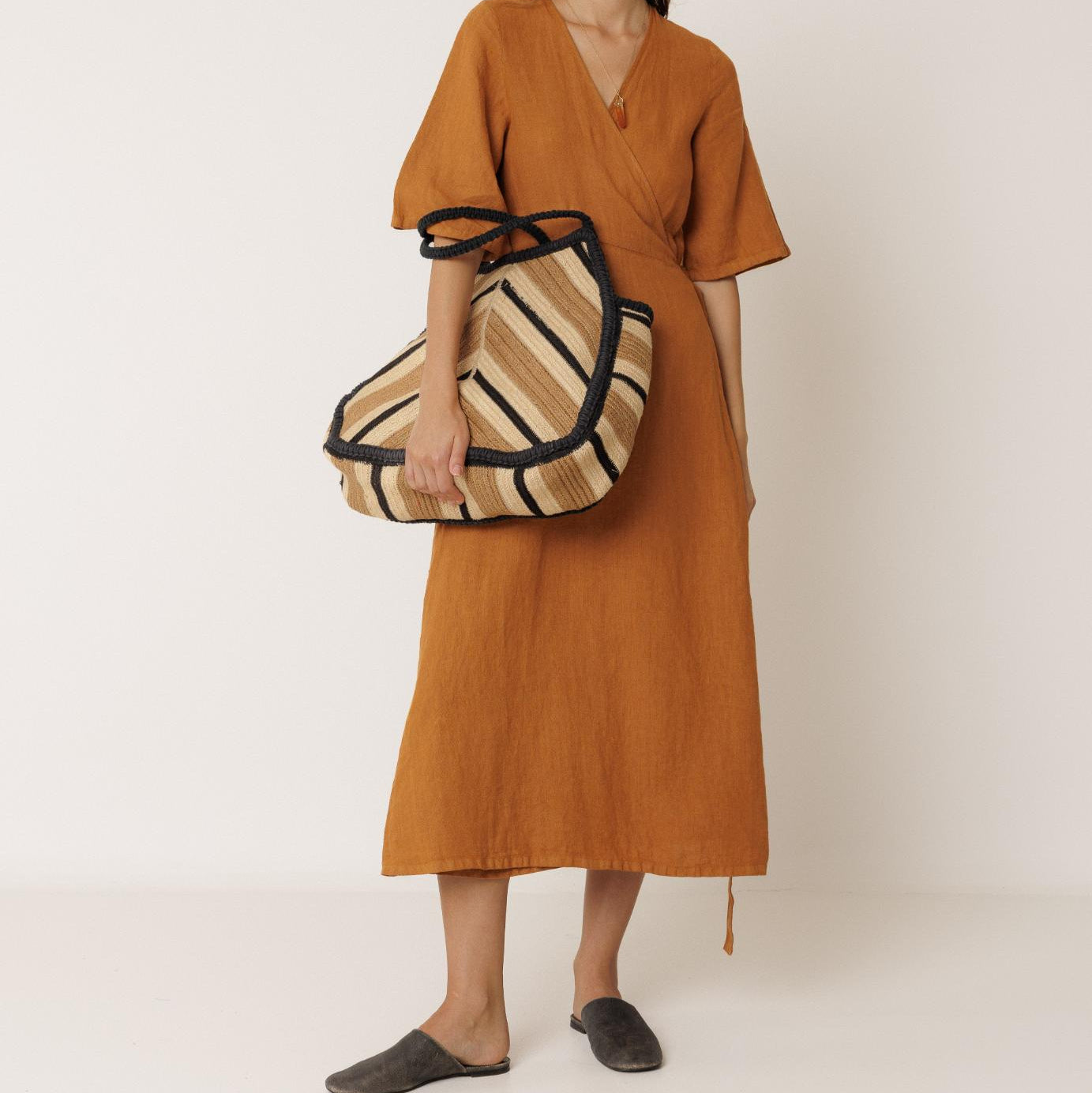 VESTIDO Kjole - Hør - Oxido