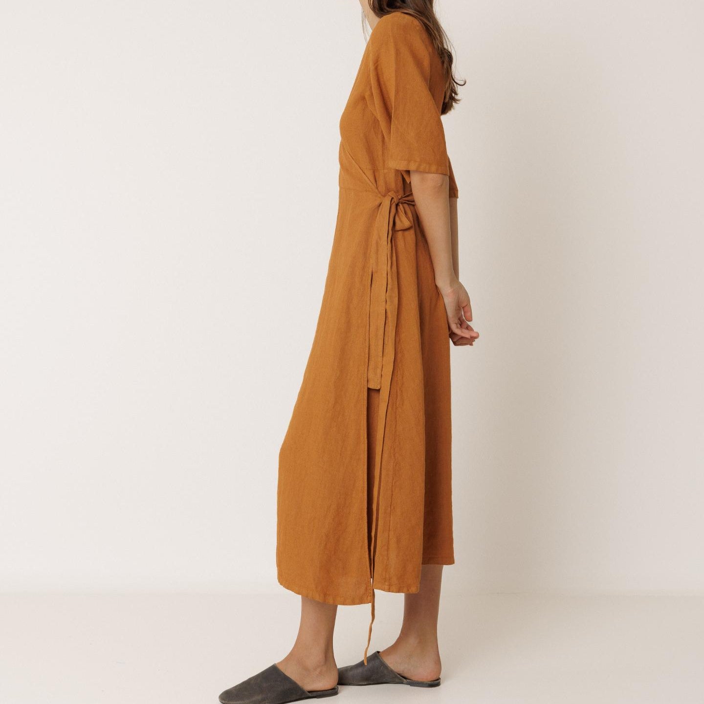 VESTIDO Kjole - Hør - Oxido