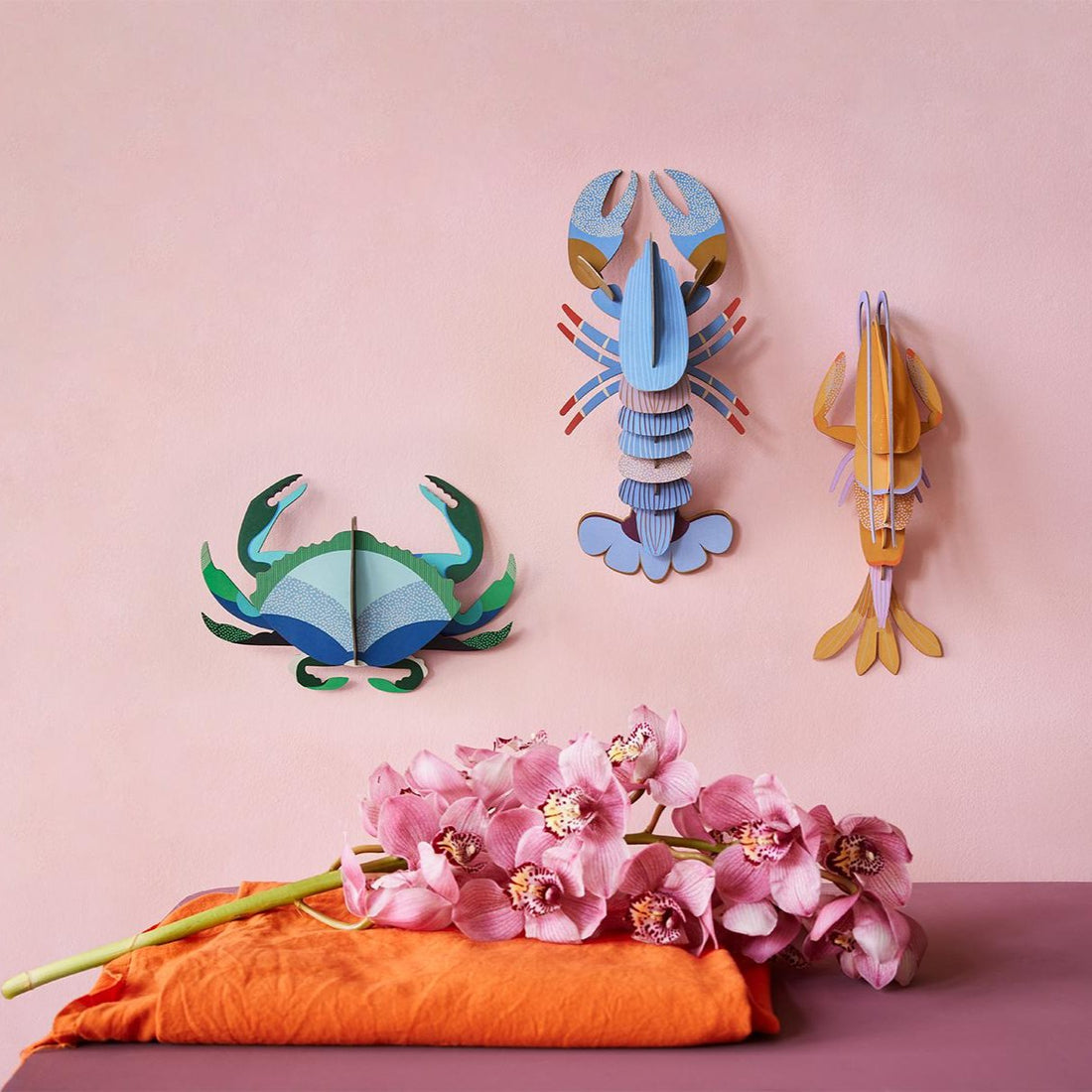 Vægdekoration - Amber Langoustine