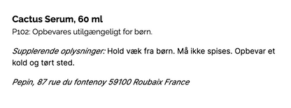 Cactus Serum, Naturlig Gødning Til Kaktuser &amp; Sukkulenter - Kaktus Serum