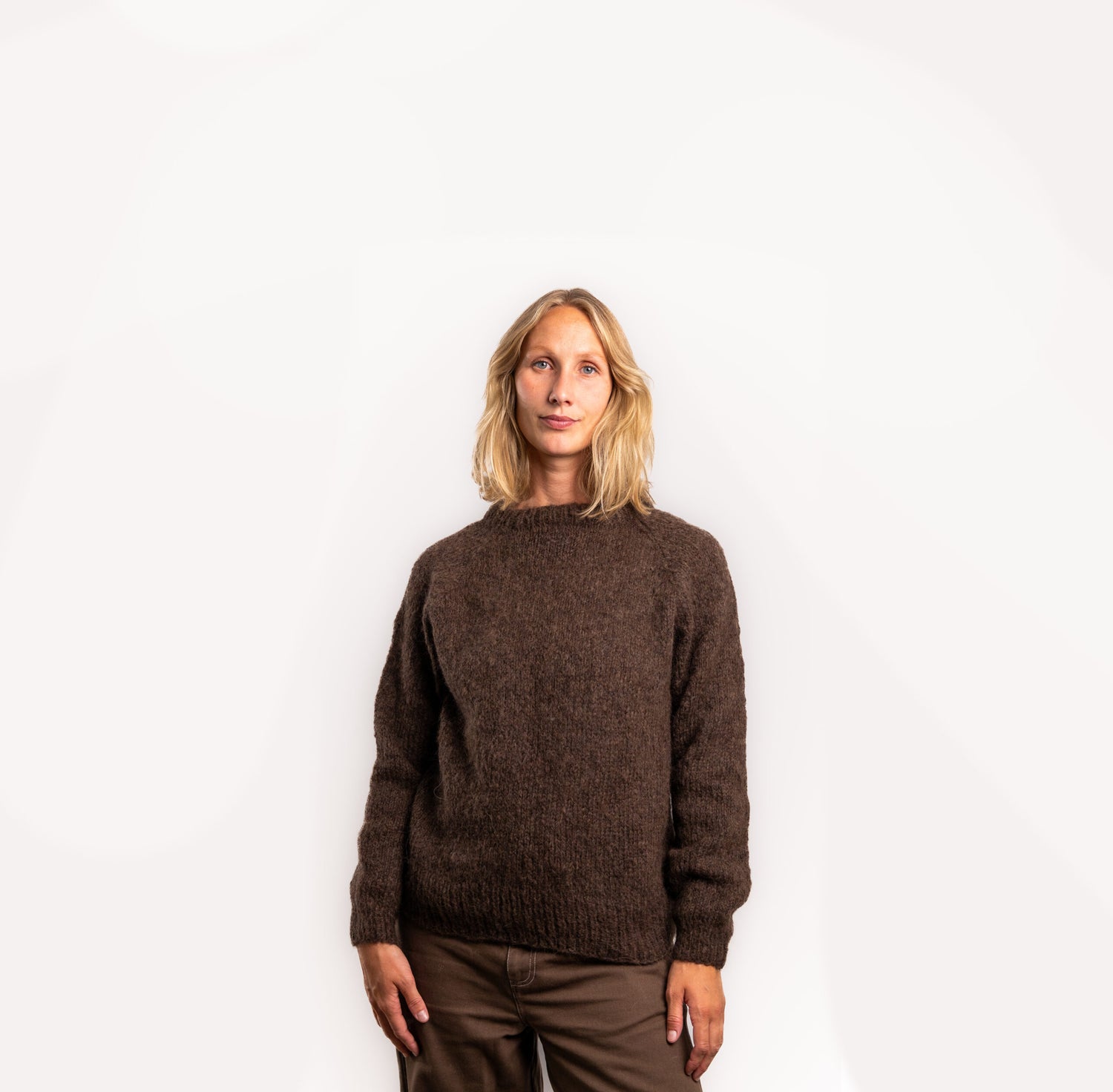 Ida Striktrøje - Alpacamix - Brown