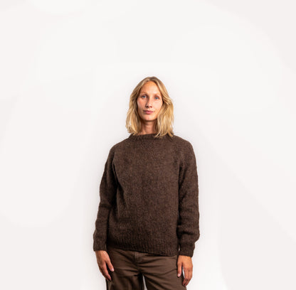 Ida Striktrøje - Alpacamix - Brown