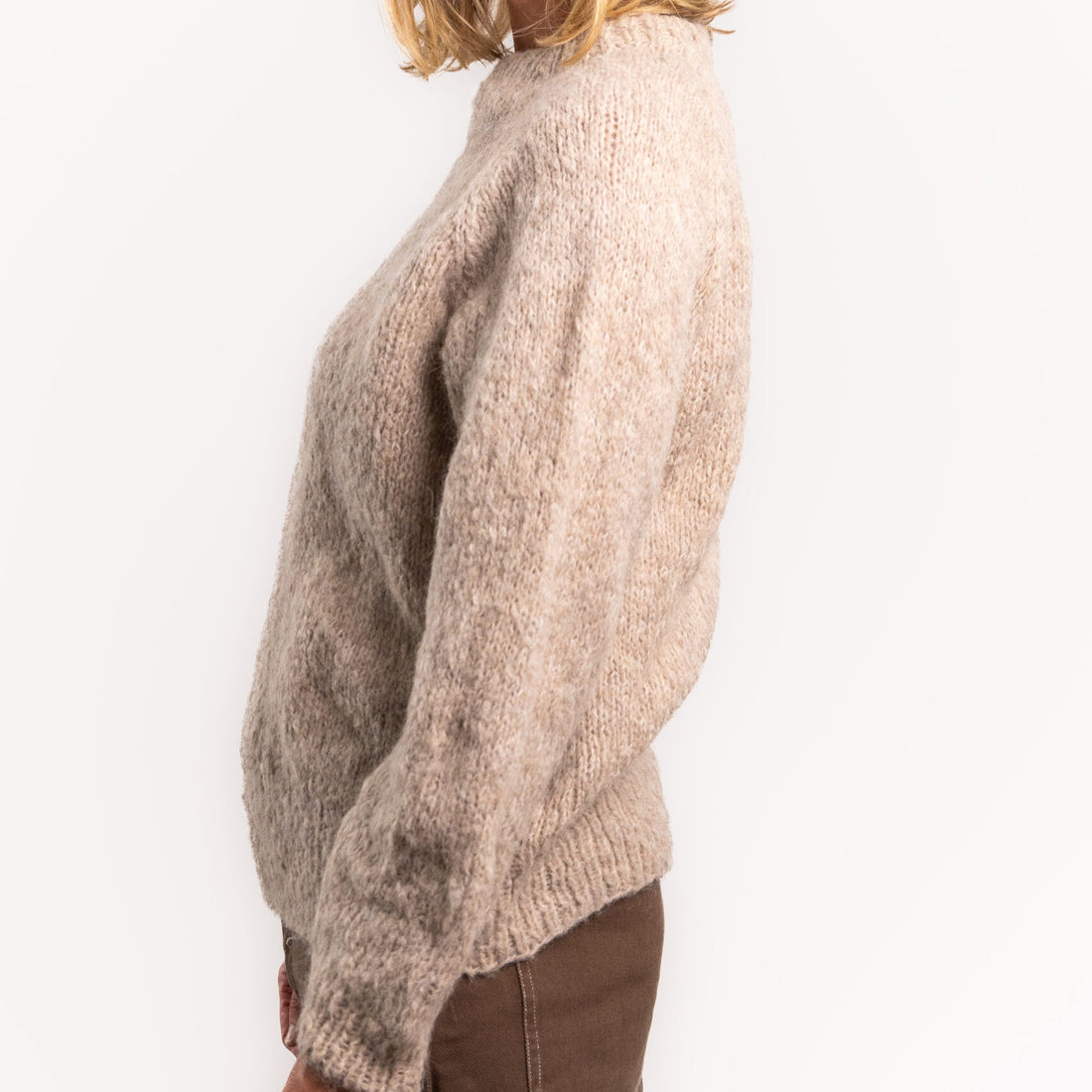 Ida Striktrøje - Alpacamix - Sandy