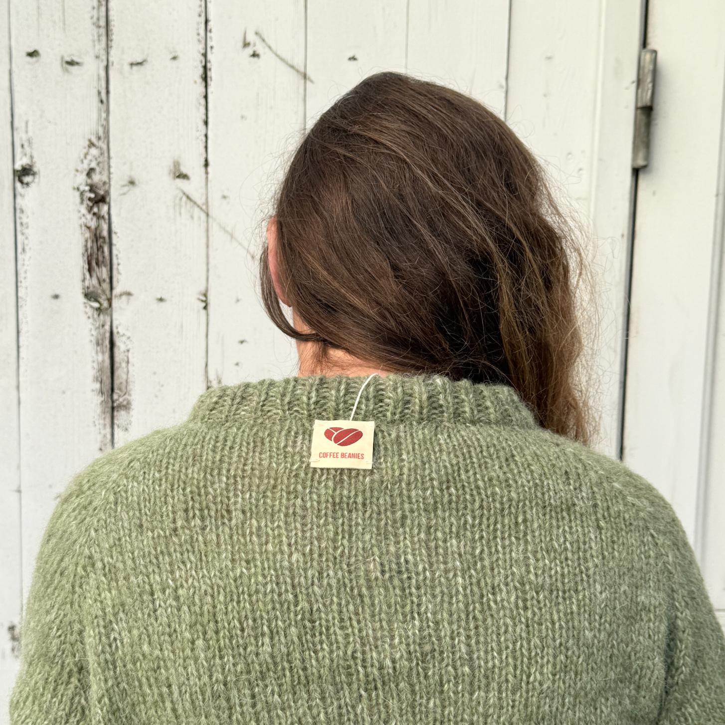 Ida Striktrøje - Alpacamix - Army