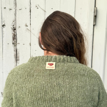 Ida Striktrøje - Alpacamix - Army