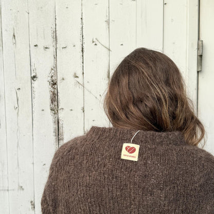 Ida Striktrøje - Alpacamix - Brown