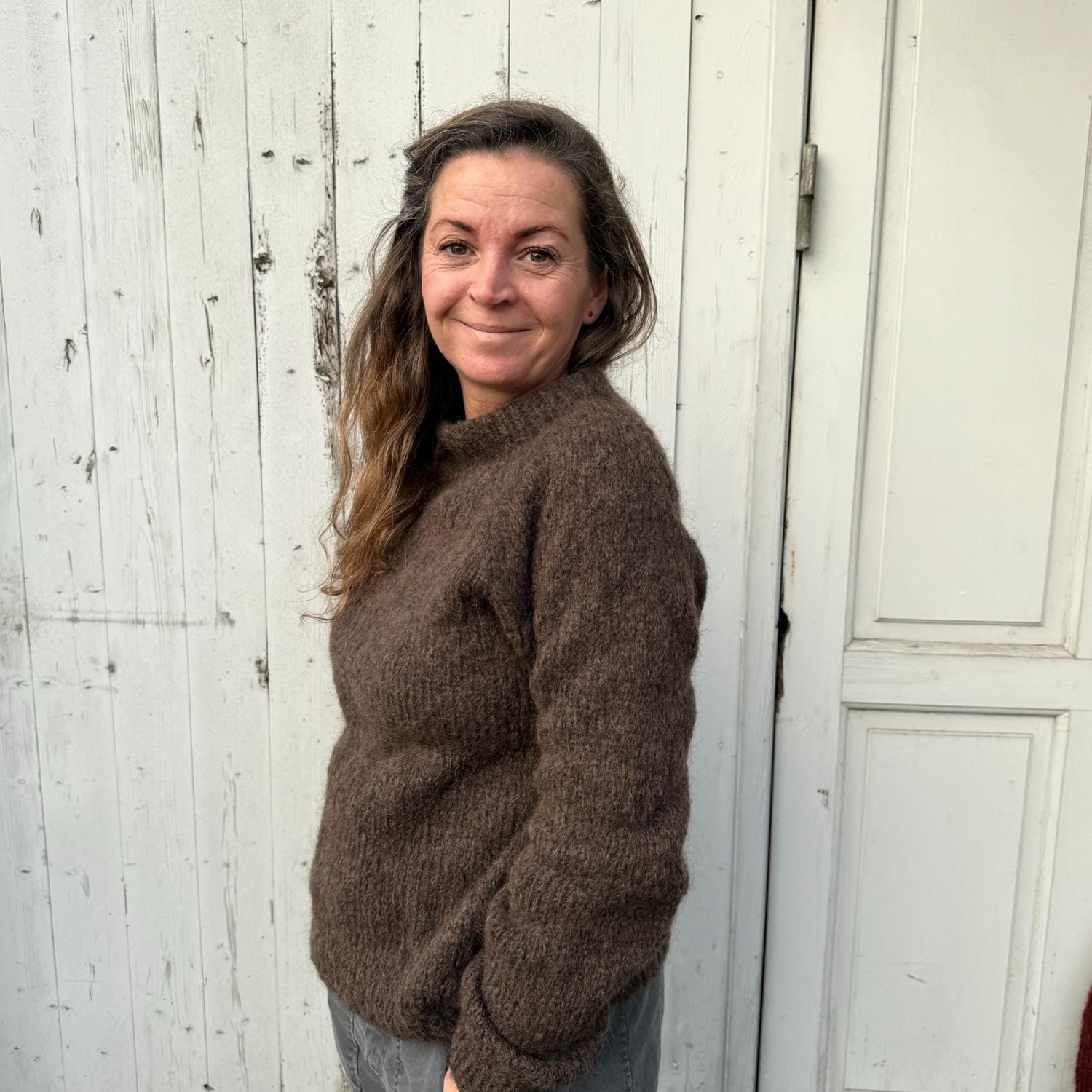 Ida Striktrøje - Alpacamix - Brown