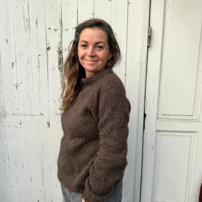 Ida Striktrøje - Alpacamix - Brown