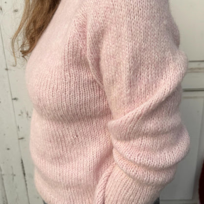 Ida Striktrøje - Alpacamix - It. Pink
