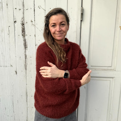 Dejlig varm striktrøje fra Coffee Beanies 