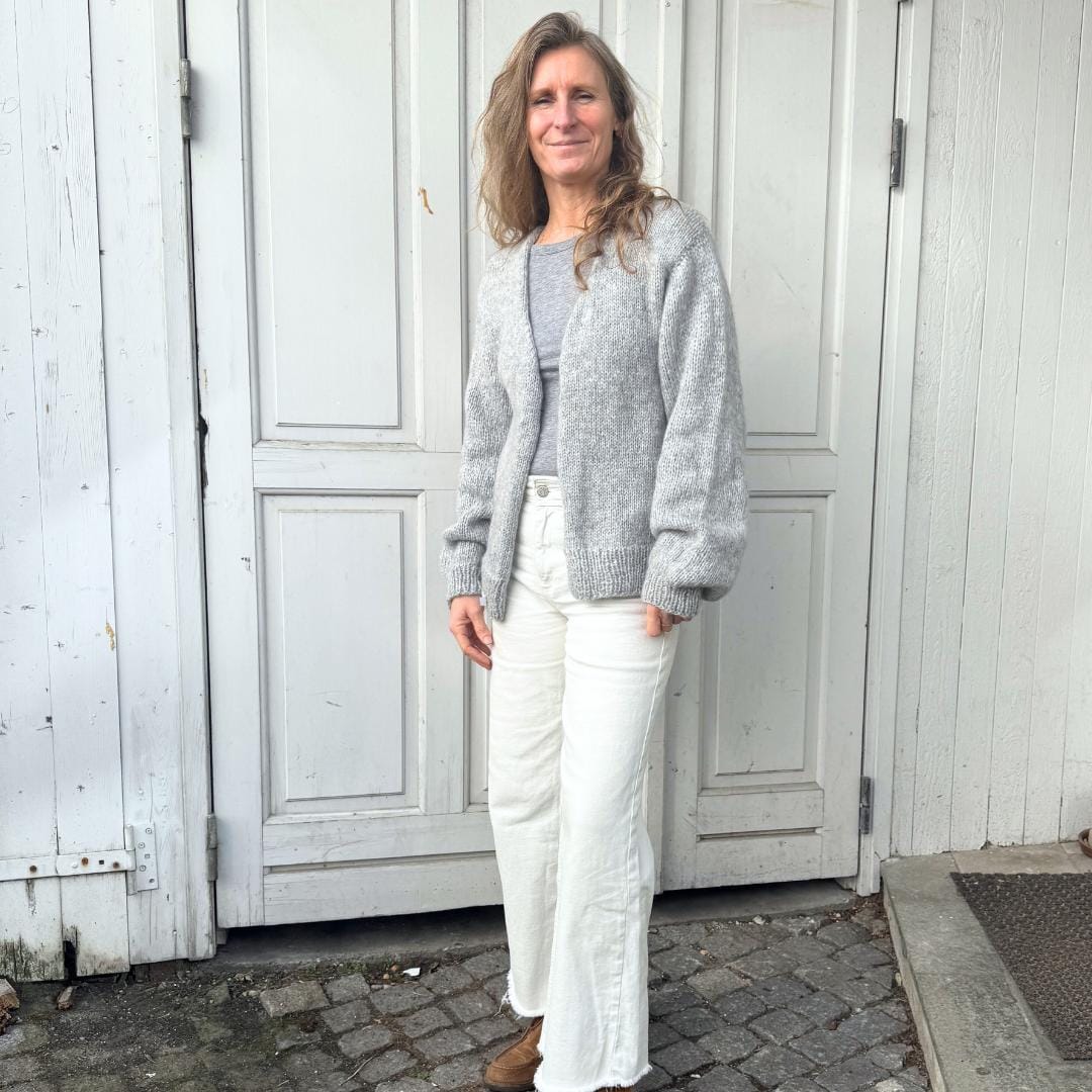 Esse Cardigan - Uldmix - Grey no waste