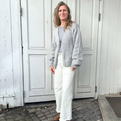 Esse Cardigan - Uldmix - Grey no waste