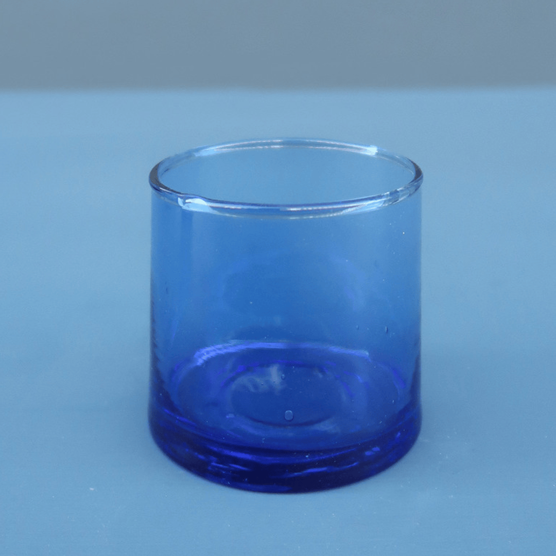 Blå Beldi glas fra Craft Sisters.