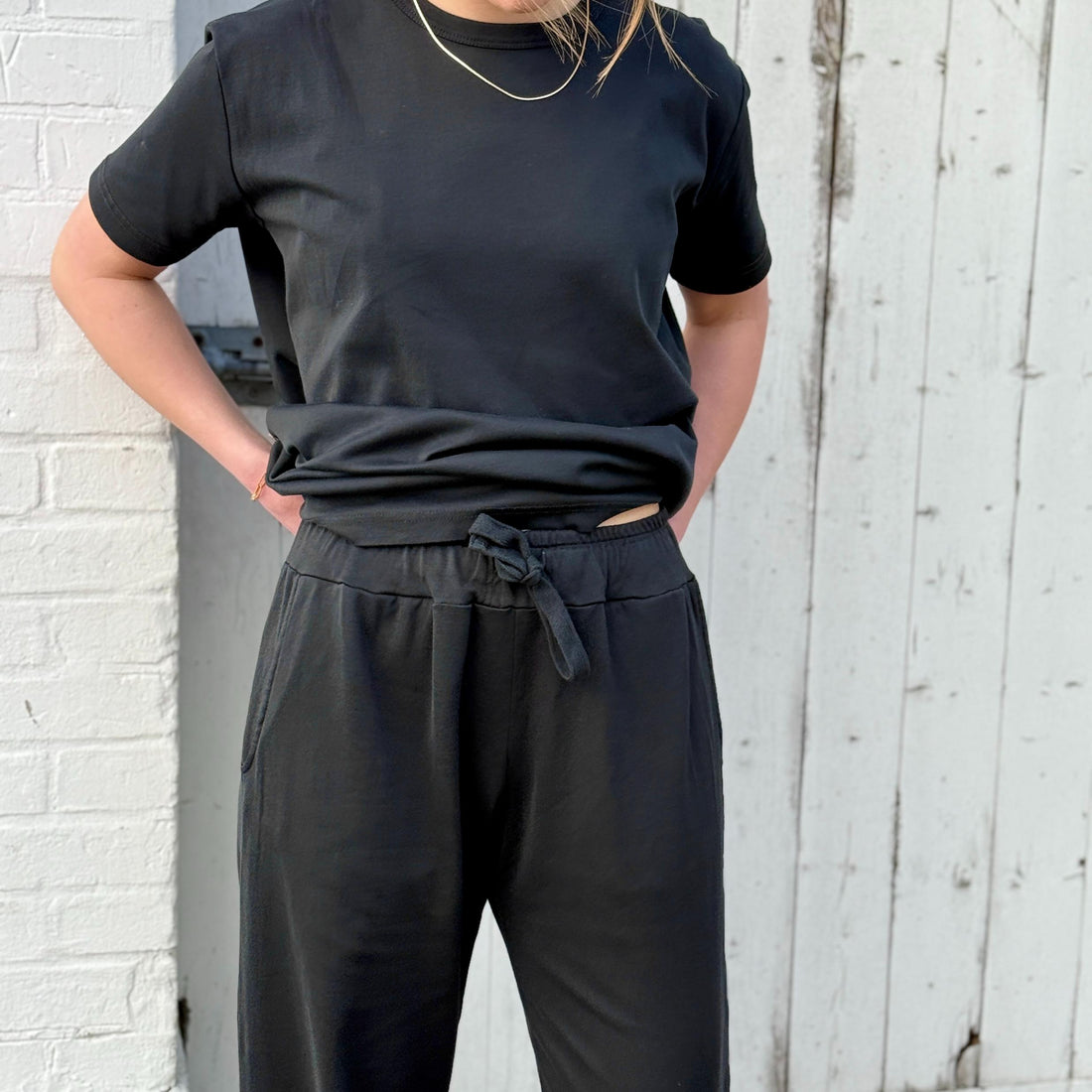 DALIT Bukser - Bomuld - Black (900)