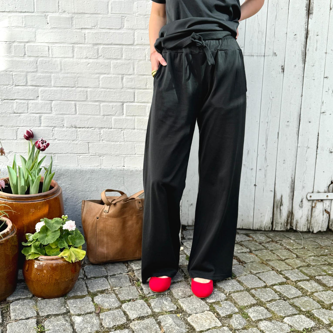 DALIT Bukser - Bomuld - Black (900)