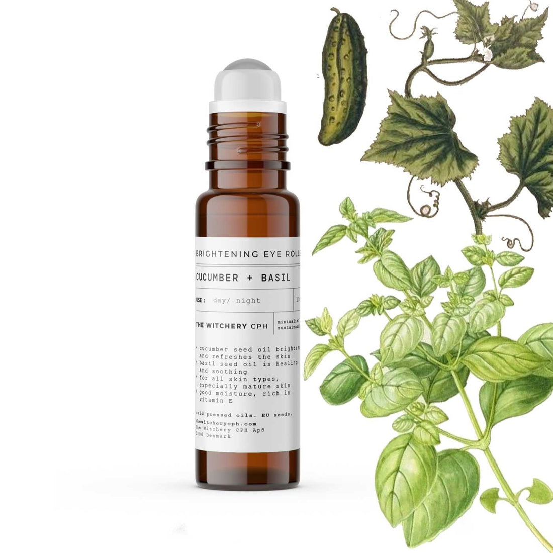 Brightening Eye Roller - Agurk & Basilikum