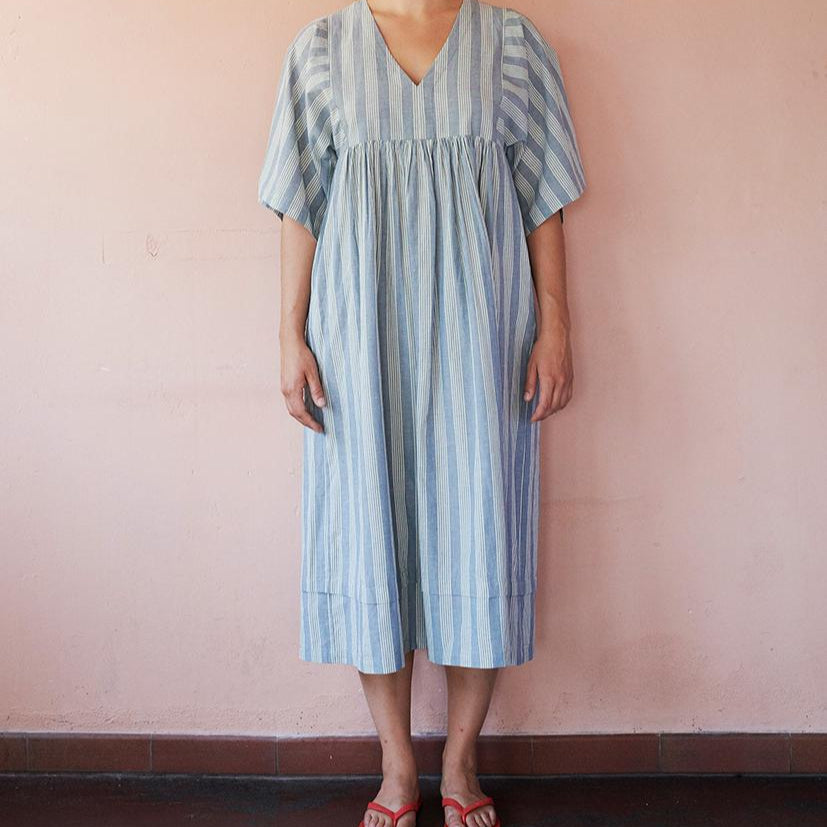 Stockholm Kjole - Øko Bomuld - Sea