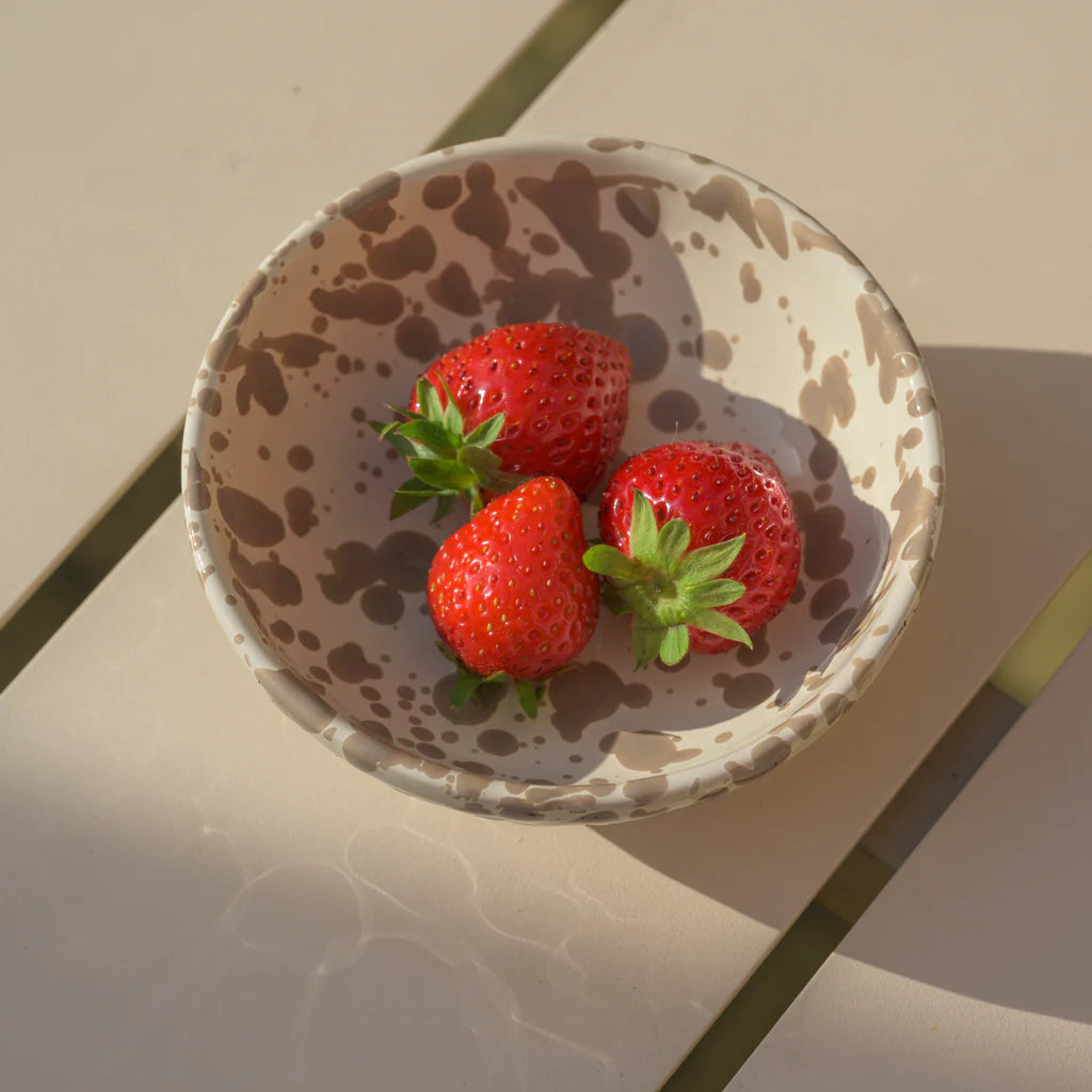 Rugiada skål - Beige