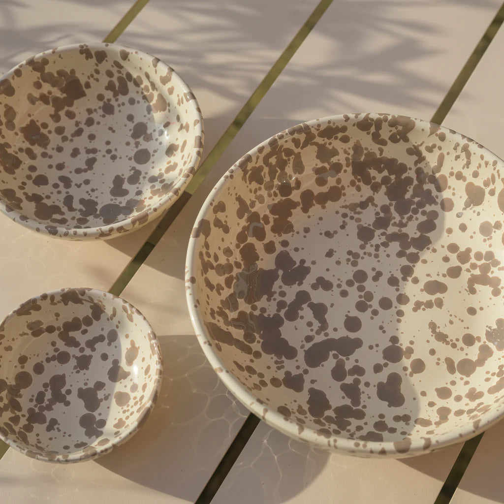 Rugiada skål - Beige