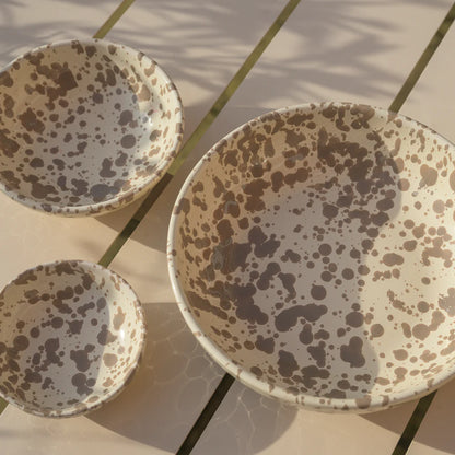 Rugiada skål - Beige