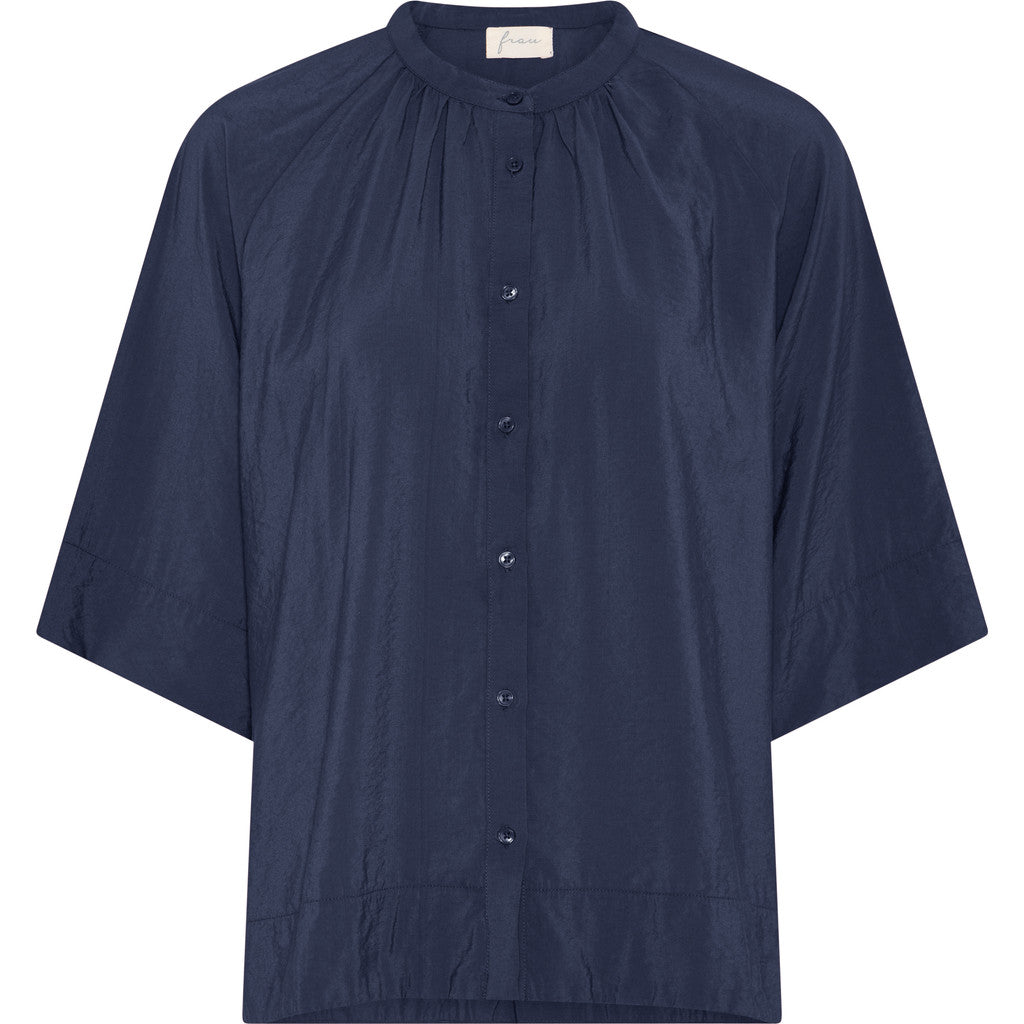 Dubai Skjorte - Viskose - Dark Navy