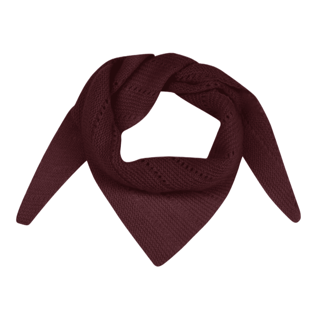 Doha tørklædet i lille er et klassisk tørklæde fra FRAU i 100% cashmere. Dette er i en vinrød farve