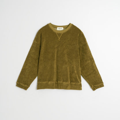 LARA Bluse - Bomuld - Khaki