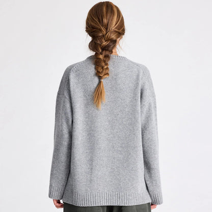 Emely Strik - 100% Lambswool - Grey Melange