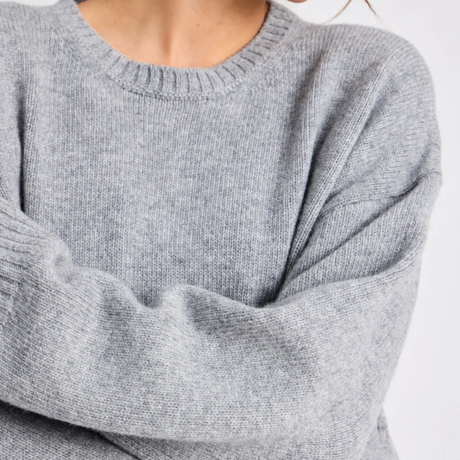 Emely Strik - 100% Lambswool - Grey Melange