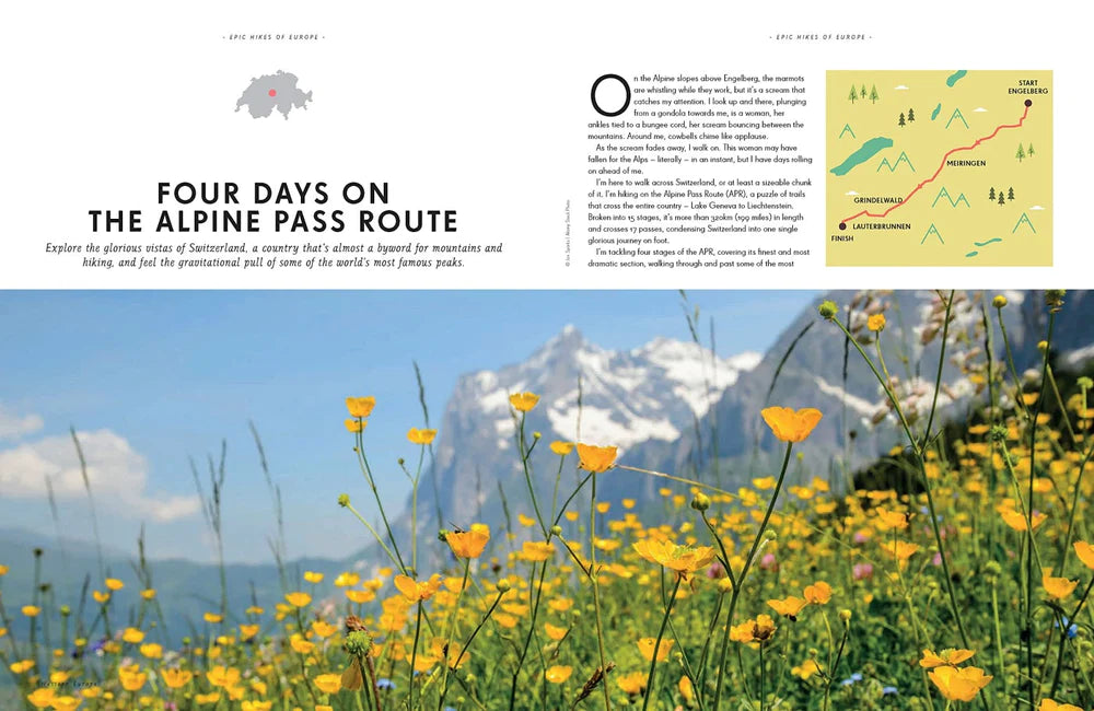 Er du vild med at hike og tage på vandreturer? Så bliver du nødt til at eje den her bog! Den er fyldt med gode hikes og vandreture rundt i europa. Lavet af Lonely Planet