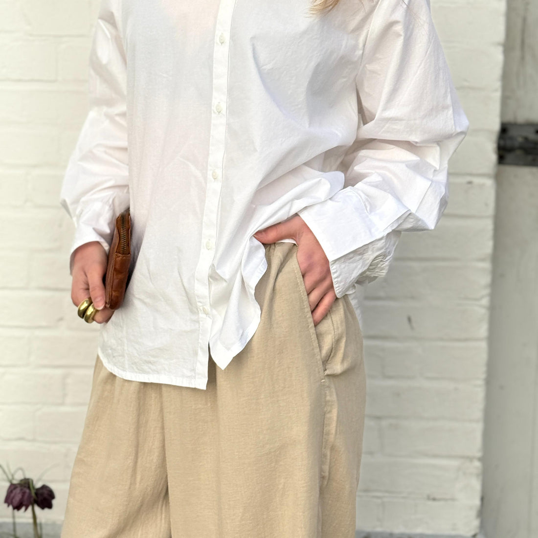 Cayenne Bukser - Hør - Pure Cashmere