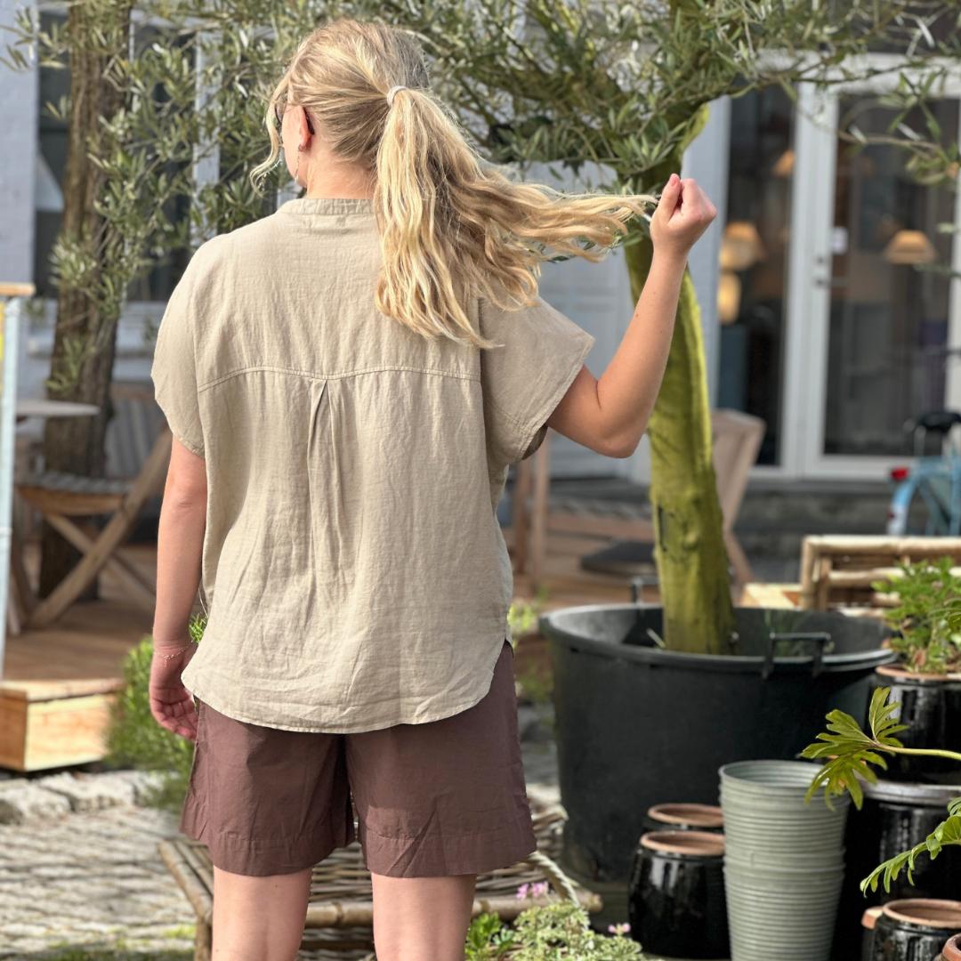 Colombo Skjorte - Hør - Pure Cashmere