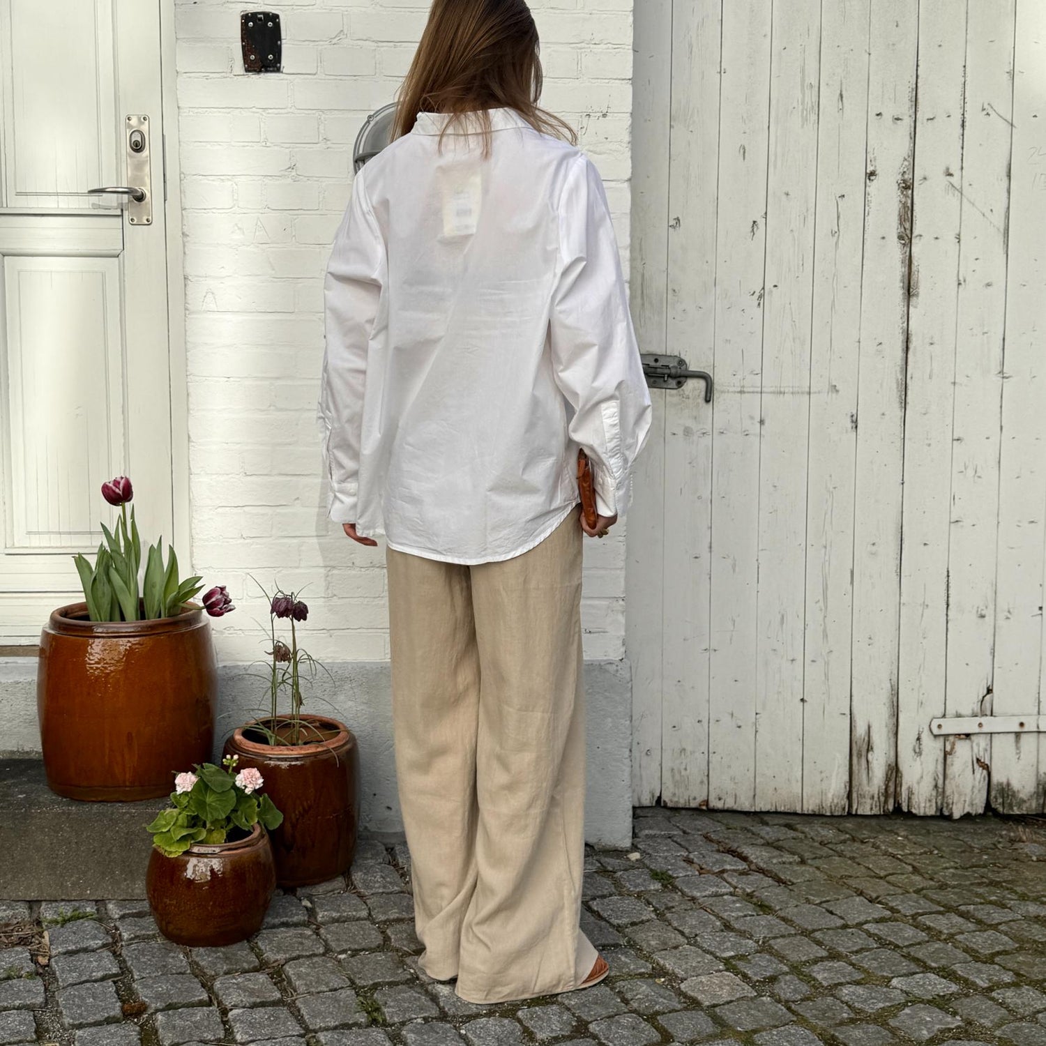 Dhaka Skjorte - Øko Bomuld - Bright White