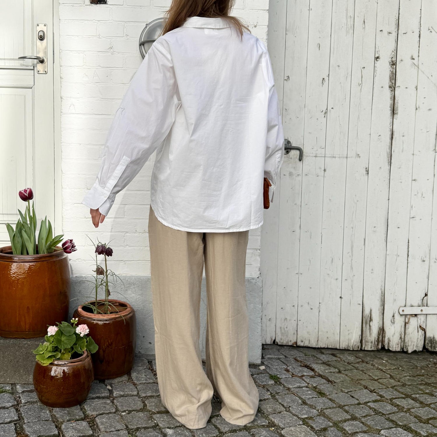Dhaka Skjorte - Øko Bomuld - Bright White