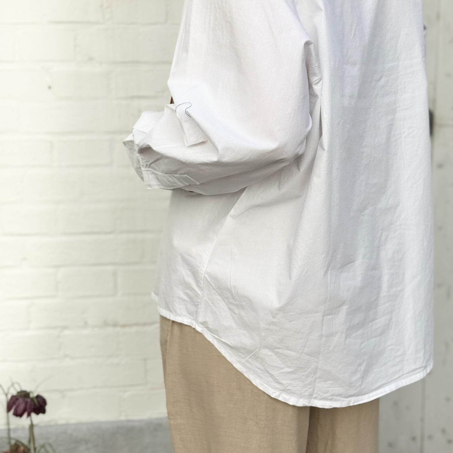Dhaka Skjorte - Øko Bomuld - Bright White