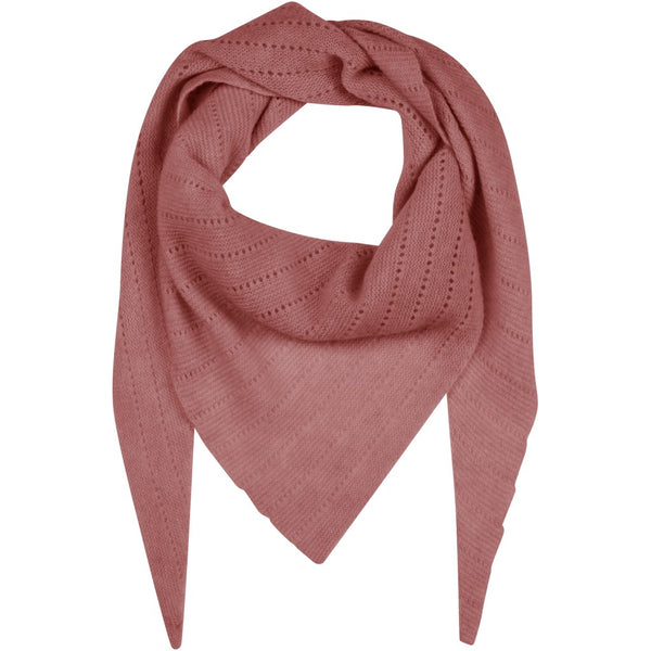 Dette store tørklæde med hulmønster bliver med sikkerhed dit foretrukne tørklæde på de kolde dage. Dette er i farven 'wistful mauve', som er en mørk rosa farve