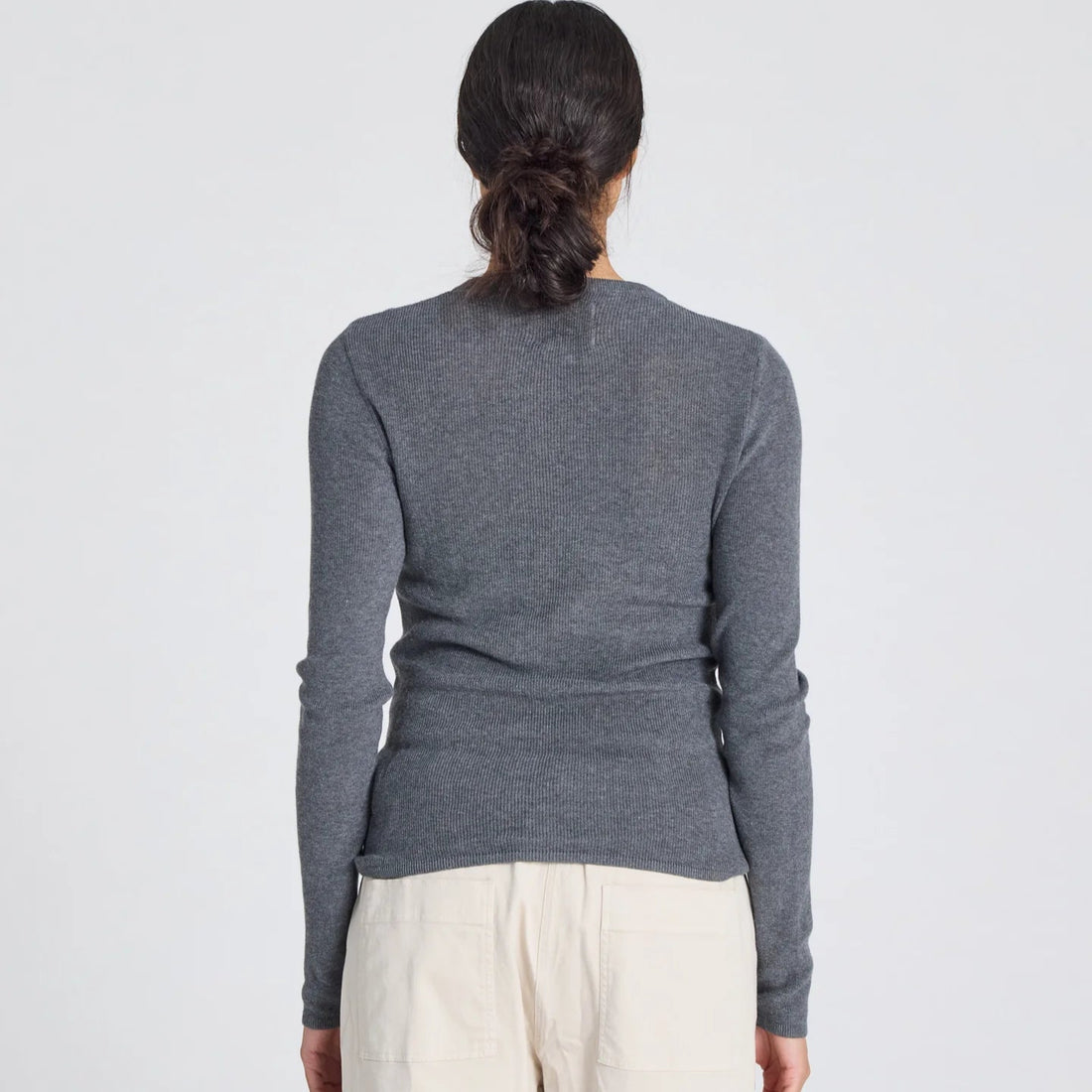 Freja Knit - Øko Bomuld - Dark Grey