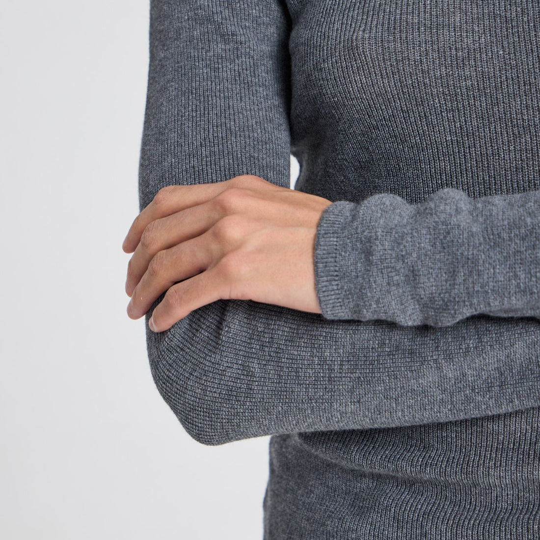 Freja Knit - Øko Bomuld - Dark Grey