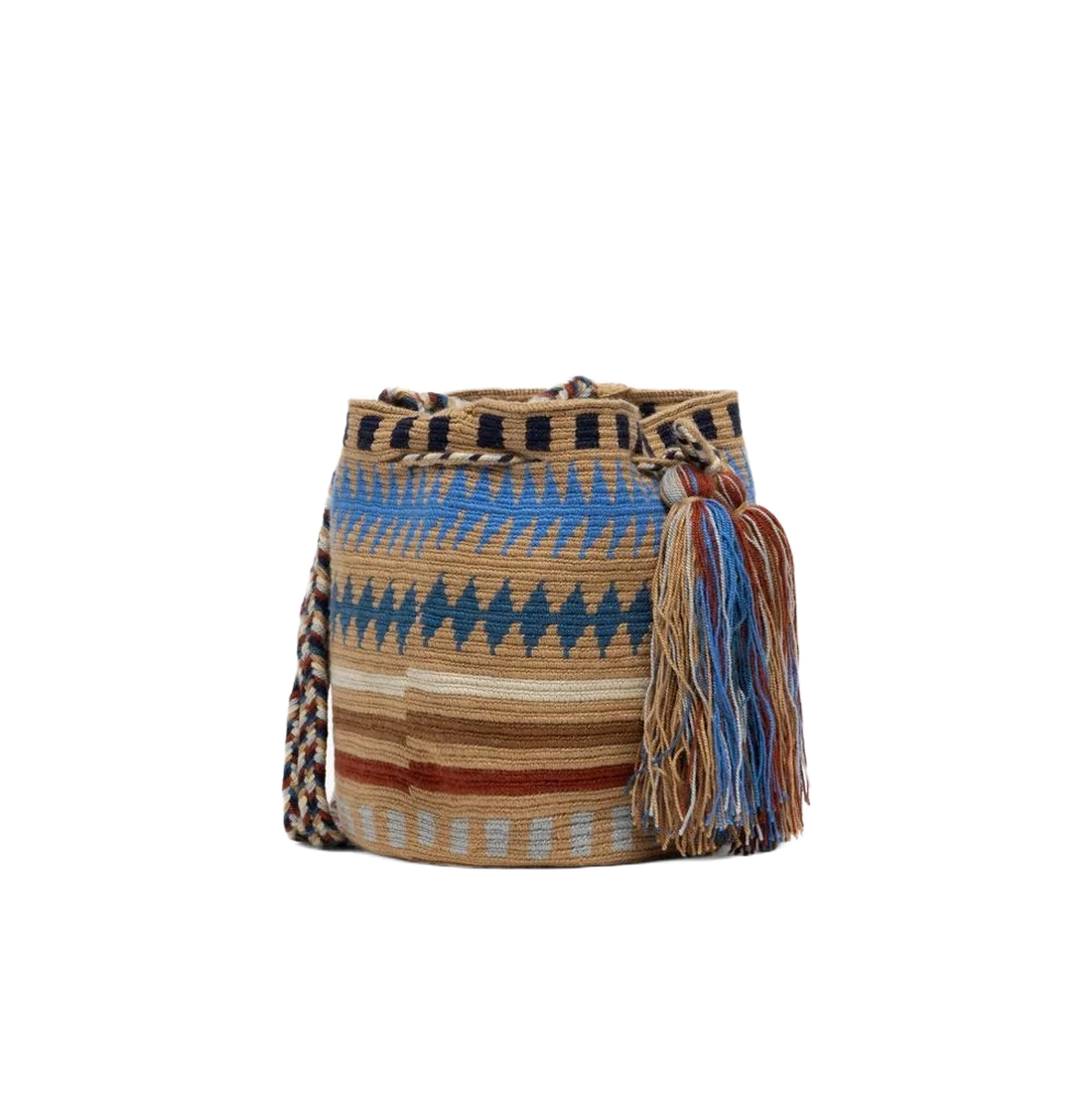 Crossbody - BRIDGET - Toast &amp; Blue 