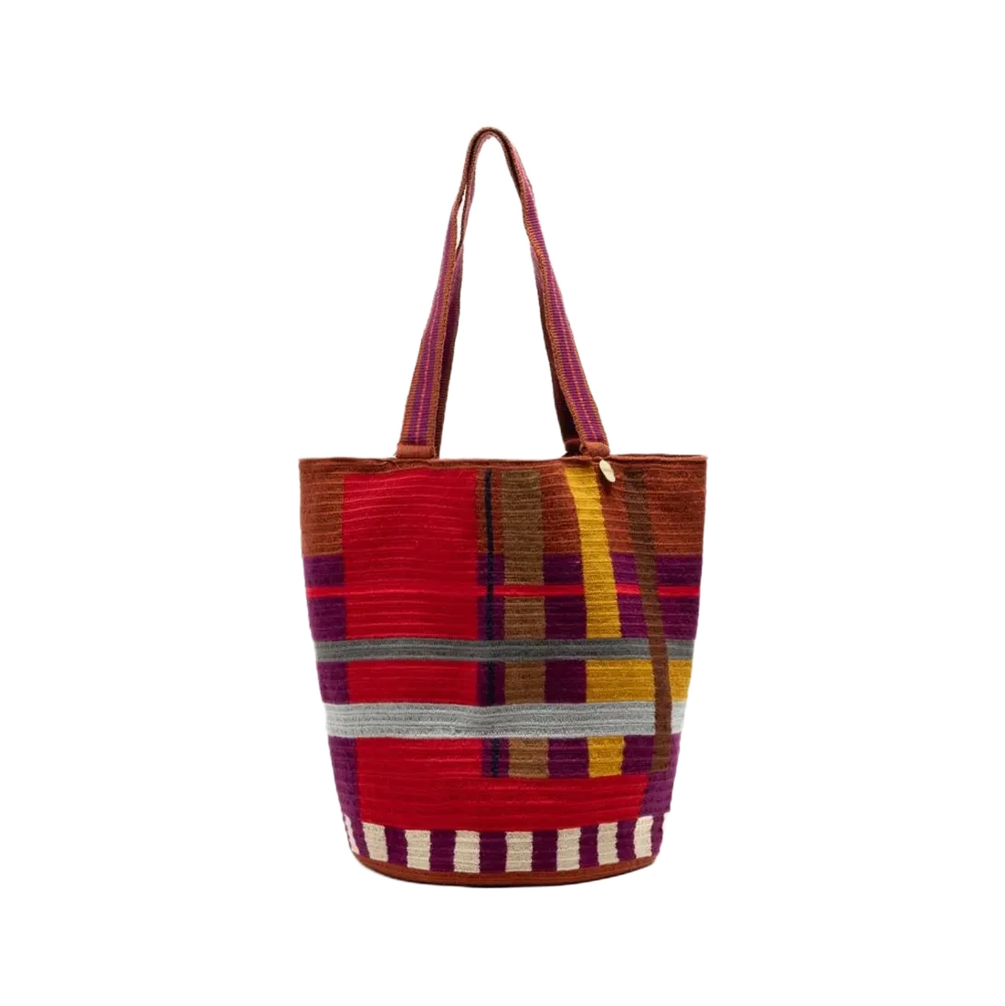 Tote Bag - MILA - Red &amp; Purple 