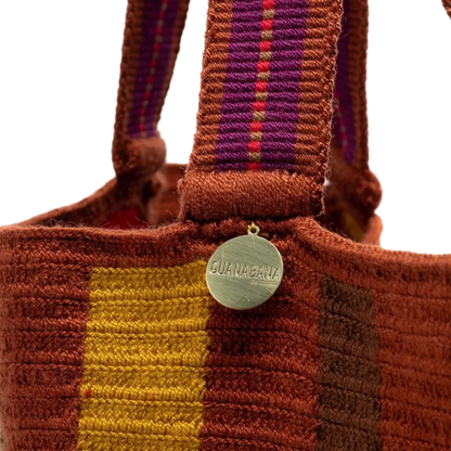 Tote Bag - MILA - Red &amp; Purple 