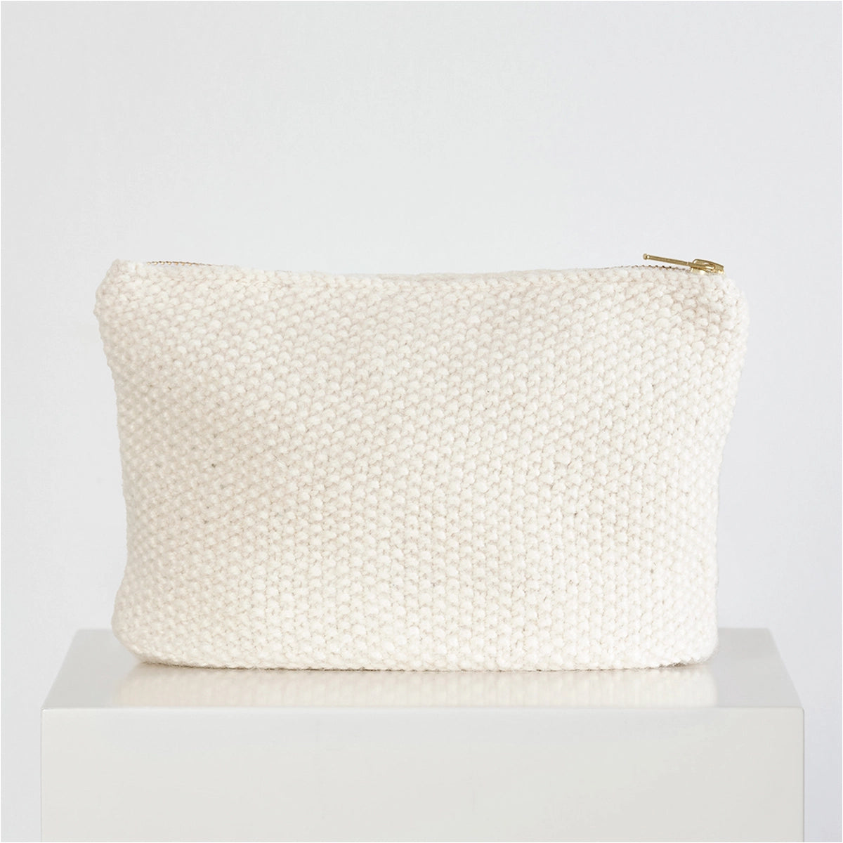 Stine Clutch - Alpakauld - Off White