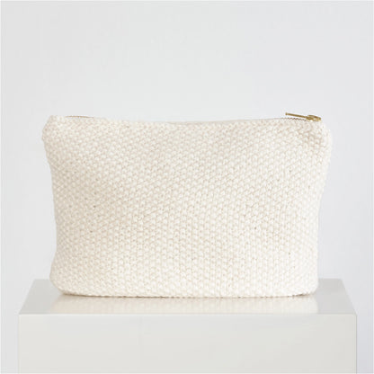 Stine Clutch - Alpakauld - Off White