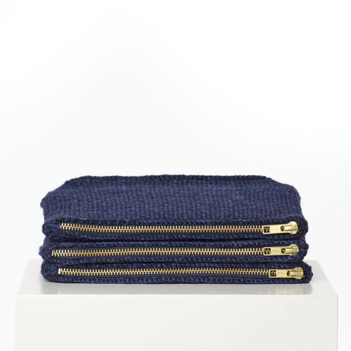 Stine Clutch - Alpakauld - Midnight Blue