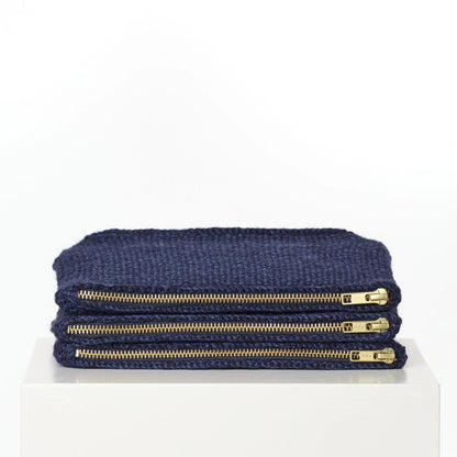 Stine Clutch - Alpakauld - Midnight Blue