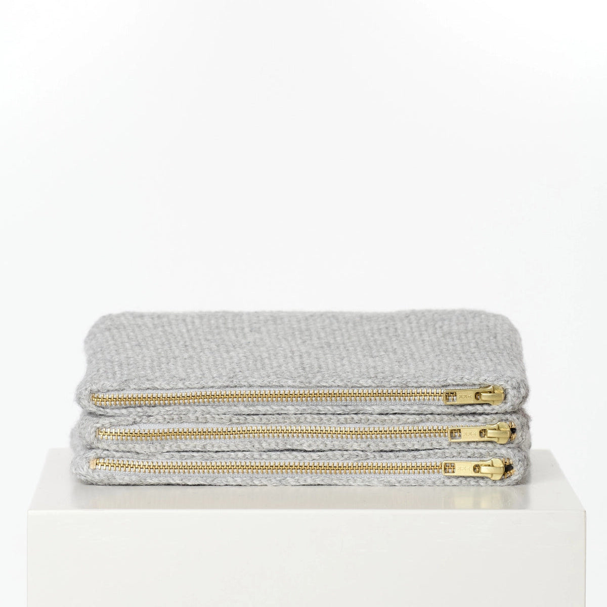 Stine Clutch - Alpakauld - Grey Melange